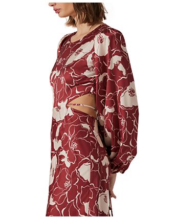 Women's Quinn Floral Long-Sleeve Maxi Dress