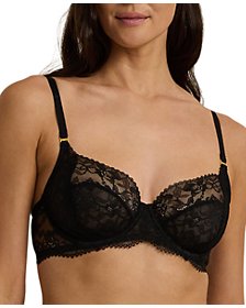 Women's Unlined Lace Full Coverage Bra 4L0026